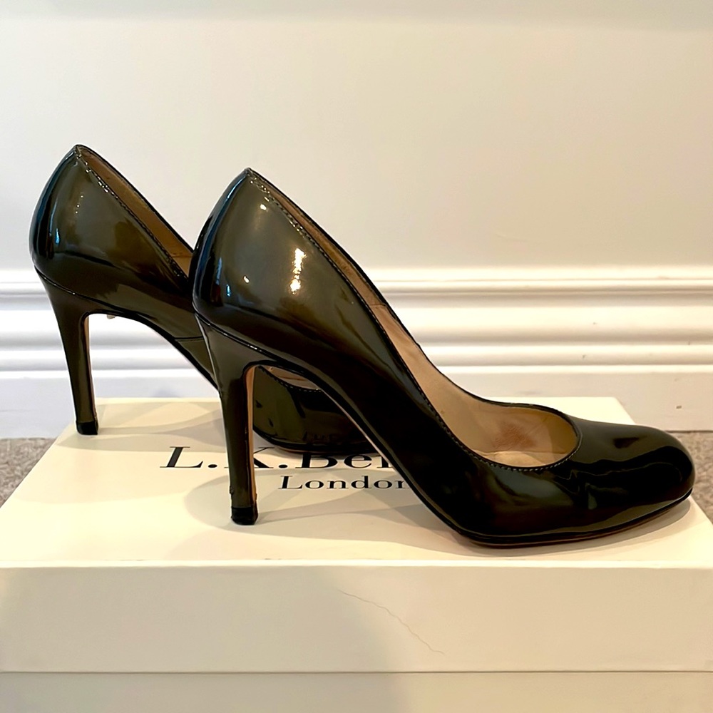 L.K Bennet Patent Heels